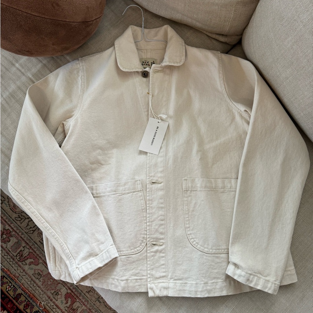 Hey Gang Women’s Chore Coat in natural denim - size 1